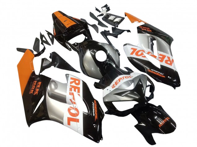 Orange Silver Glossy Black Repsol 2004-2005 Honda CBR1000RR Motorcycle Fairings