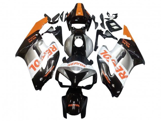 Orange Silver Glossy Black Repsol 2004-2005 Honda CBR1000RR Motorcycle Fairings