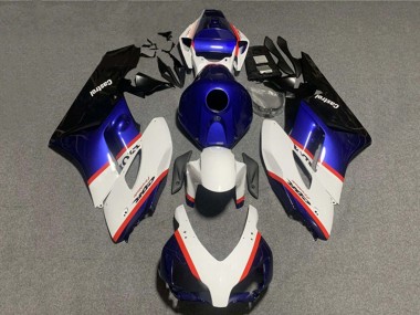 White Blue Red Castrol 2004-2005 Honda CBR1000RR Motorcycle Fairings