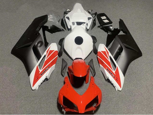 White Red Matte Black 2004-2005 Honda CBR1000RR Motorcycle Fairings
