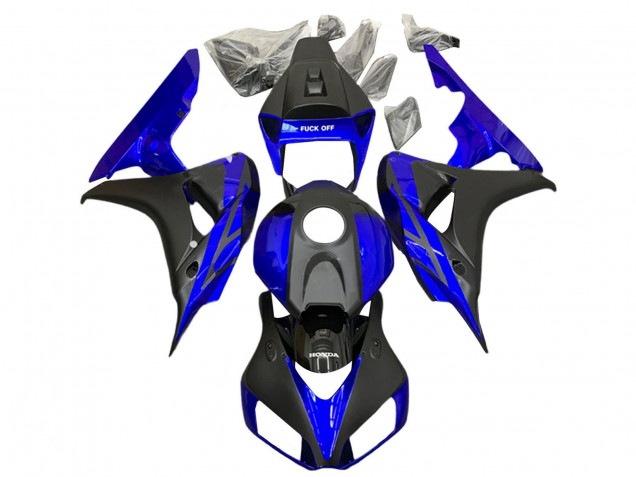 Blue Matte Black 2006-2007 Honda CBR1000RR Motorcycle Fairings