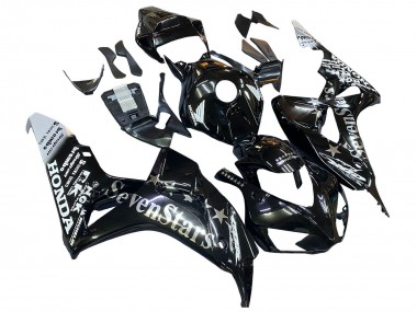Glossy Black Gold SevenStars 2006-2007 Honda CBR1000RR Motorcycle Fairings