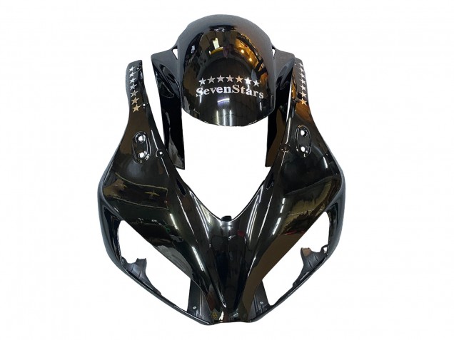 Glossy Black Gold SevenStars 2006-2007 Honda CBR1000RR Motorcycle Fairings