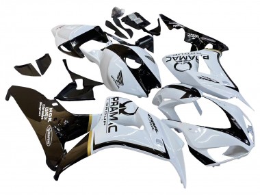 White Glossy Black Pramac 2006-2007 Honda CBR1000RR Motorcycle Fairings