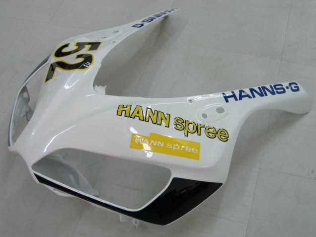 White Green Glossy Black Hannspree 52 2006-2007 Honda CBR1000RR Motorcycle Fairings