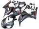 Matte Black Red Decals 2006-2007 Honda CBR1000RR Motorcycle Fairings