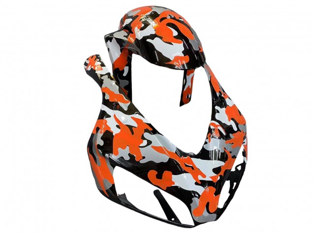 Black Orange Silver Camouflage 2006-2007 Honda CBR1000RR Motorcycle Fairings