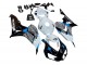 White Blue Glossy Black 2006-2007 Honda CBR1000RR Motorcycle Fairing