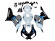White Blue Glossy Black 2006-2007 Honda CBR1000RR Motorcycle Fairing