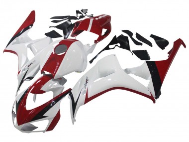 White Red Glossy Black 2006-2007 Honda CBR1000RR Motorcycle Fairing Kits