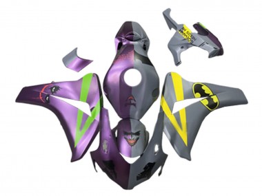 Purple Green Grey Yellow 2008-2011 Honda CBR1000RR Motorcycle Fairings