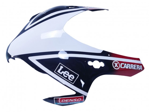 White Red Blue Black Star Lee Carrera 2008-2011 Honda CBR1000RR Motorcycle Fairings