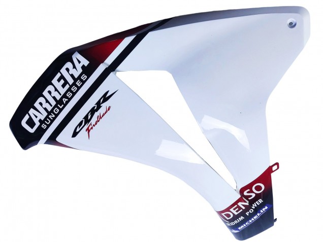 White Red Blue Black Star Lee Carrera 2008-2011 Honda CBR1000RR Motorcycle Fairings