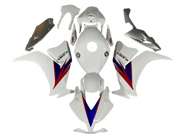 White Red Blue HRC 2012-2016 Honda CBR1000RR Motorcycle Fairings