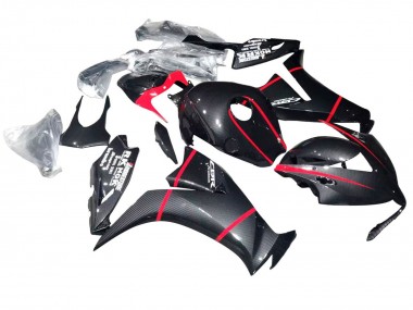 Black Carbon Fiber Red 2012-2016 Honda CBR1000RR Motorcycle Fairings