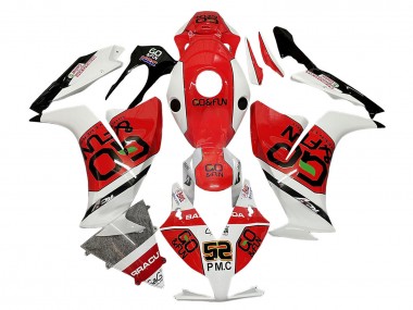 White Red Black Go Fun 2012-2016 Honda CBR1000RR Motorcycle Fairings