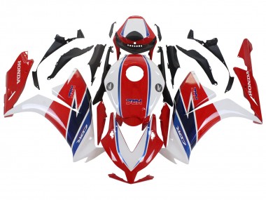 White Red Blue 2012-2016 Honda CBR1000RR Motorcycle Fairing Kits