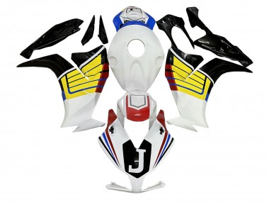 White Yellow Black 2012-2016 Honda CBR1000RR Motorcycle Fairings