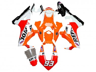 White Orange Red Glossy Black HRC Repsol 93 2017-2023 Honda CBR1000RR Motorcycle Fairings