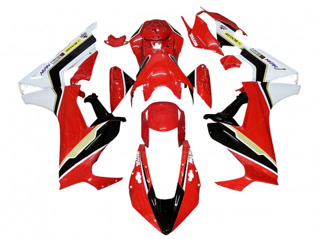 White Red Black 2017-2023 Honda CBR1000RR Bike Fairings