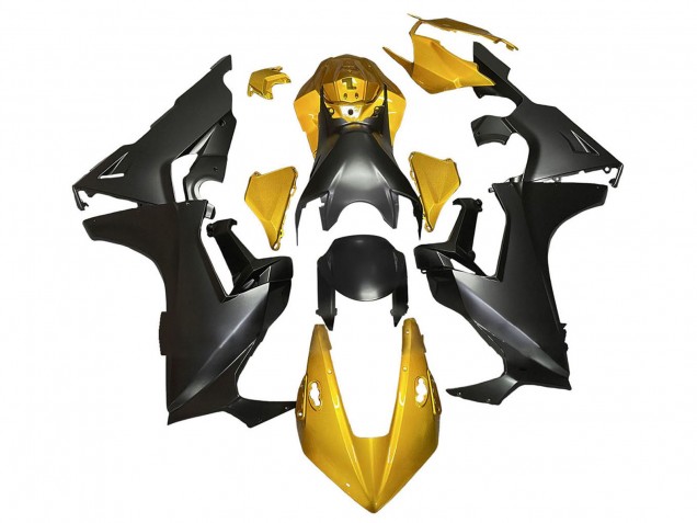 Gold Matte Black 2017-2023 Honda CBR1000RR Motorcycle Fairings