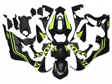 Matte Black Yellow 2017-2023 Honda CBR1000RR Motorcycle Fairings