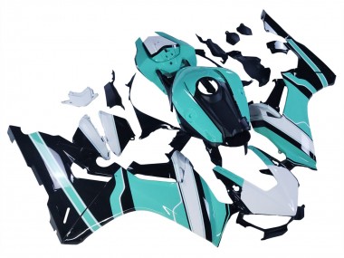 White Light Blue Glossy Black 2017-2023 Honda CBR1000RR Motorcycle Fairings
