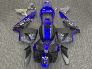 Blue Matte Black 2003-2004 Honda CBR600RR Motorcycle Fairings