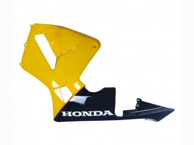 Yellow Glossy Black 2003-2004 Honda CBR600RR Motorcycle Fairings