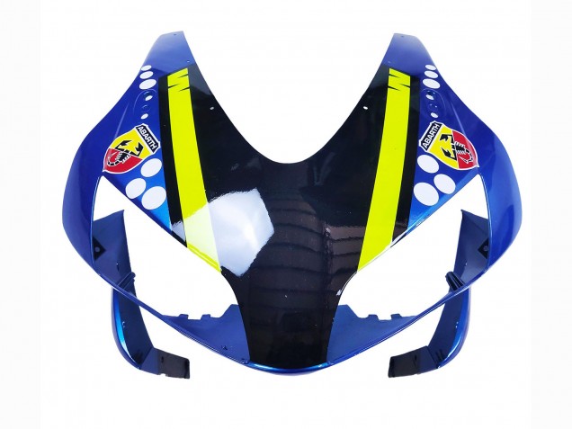 Blue Neon Yellow Glossy Black Shark 2003-2004 Honda CBR600RR Motorcycle Fairings