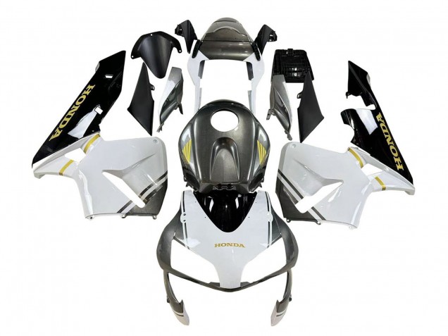 White Yellow Grey Black 2003-2004 Honda CBR600RR Motorcycle Fairings