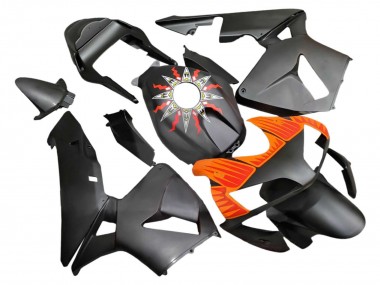 Matte Black Orange 2003-2004 Honda CBR600RR Motorcycle Fairings