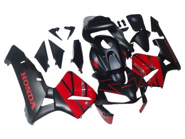 Red Glossy Black Matte Black 2003-2004 Honda CBR600RR Motorcycle Fairings