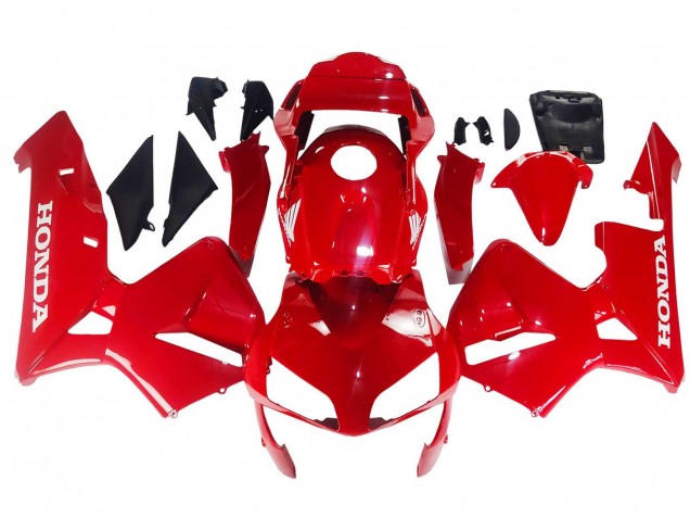 Red 2003-2004 Honda CBR600RR Motorcycle Fairings