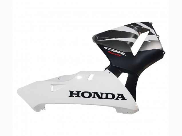 White Matte Black Racing 2003-2004 Honda CBR600RR Motorcycle Fairings