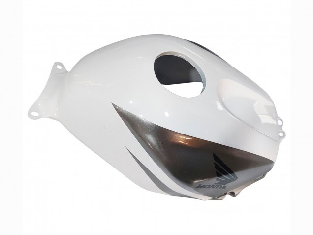 White Matte Black Racing 2003-2004 Honda CBR600RR Motorcycle Fairings