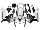 White Matte Black Racing 2003-2004 Honda CBR600RR Motorcycle Fairings
