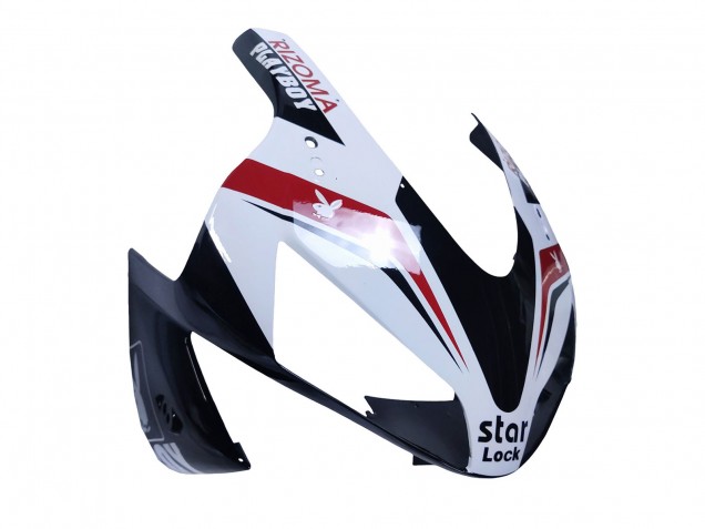 White Red Glossy Black DENSO Rimont 2003-2004 Honda CBR600RR Motorcycle Fairings