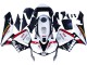 White Red Glossy Black DENSO Rimont 2003-2004 Honda CBR600RR Motorcycle Fairings