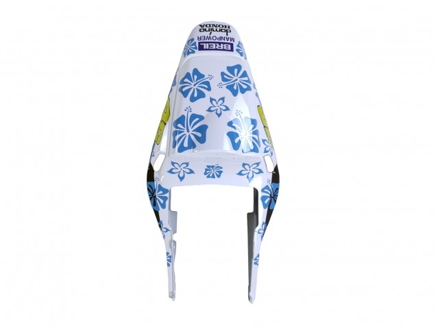 White Blue Red Nastro Azzurro 46 2003-2004 Honda CBR600RR Motorcycle Fairings