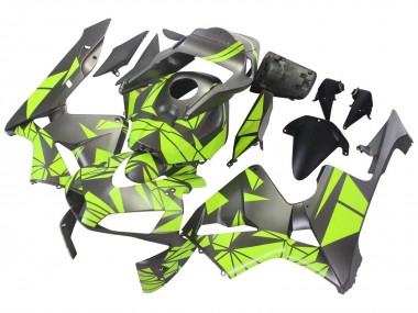 Yellow Matte Black 2003-2004 Honda CBR600RR Motorcycle Fairings