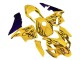 Yellow Black Flame 2003-2004 Honda CBR600RR Motorcycle Fairings