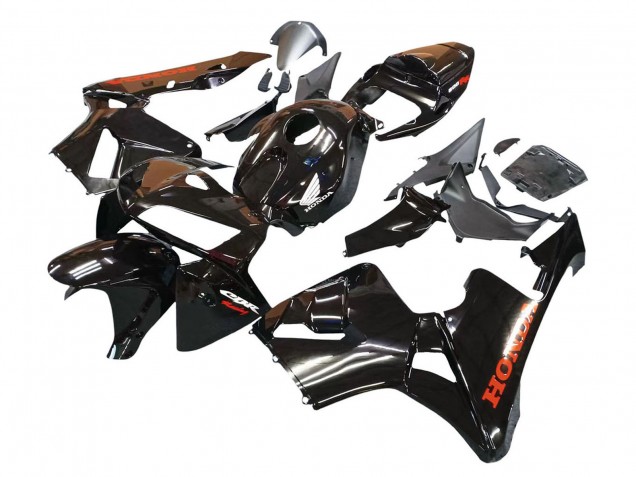 Glossy Black 2005-2006 Honda CBR600RR Motorcycle Fairings