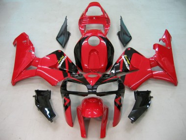 Red Black 2005-2006 Honda CBR600RR Motorcycle Fairing