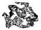 Black White Grey Camouflage 2005-2006 Honda CBR600RR Motorcycle Fairings