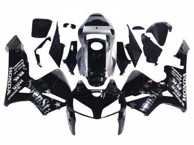 Black Silver SevenStars 2005-2006 Honda CBR600RR Motorcycle Fairings