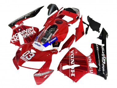 Red Black Valsir 03 2005-2006 Honda CBR600RR Motorcycle Fairings
