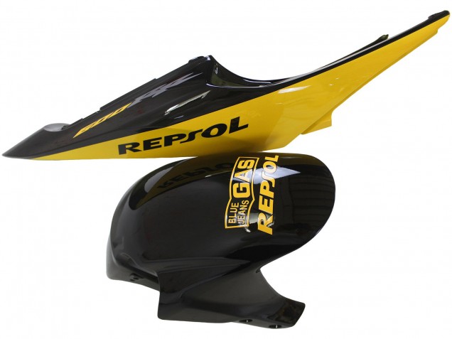 Yellow Black Repsol 2005-2006 Honda CBR600RR Motorcycle Fairings