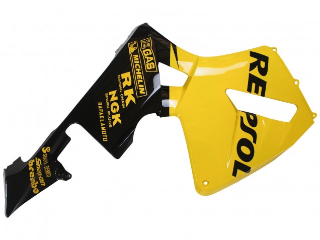 Yellow Black Repsol 2005-2006 Honda CBR600RR Motorcycle Fairings