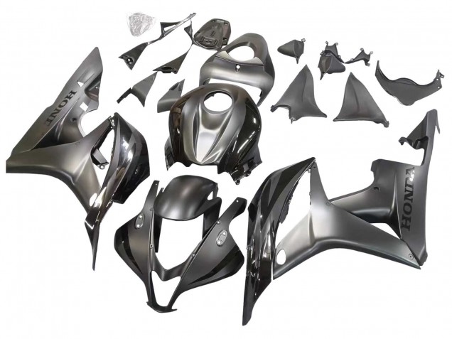 Silver Glossy Black 2007-2008 Honda CBR600RR Motorcycle Fairing